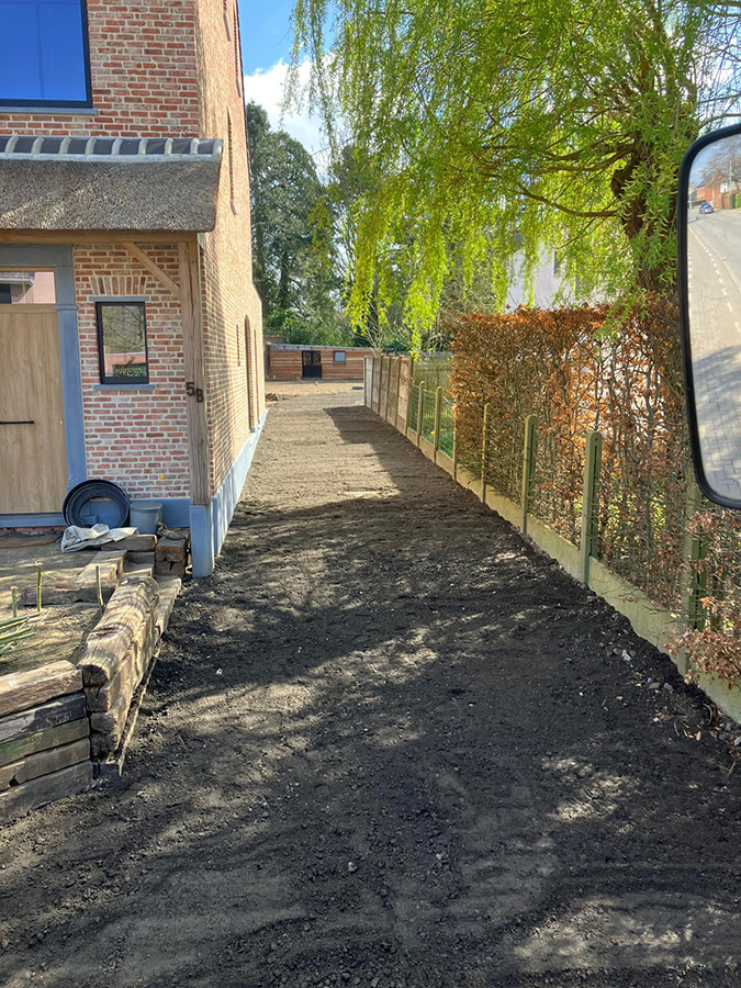 Geëgaliseerde tuin